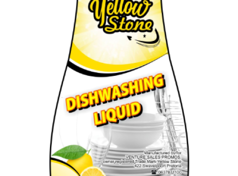 Yellow Stone Dishwash Label